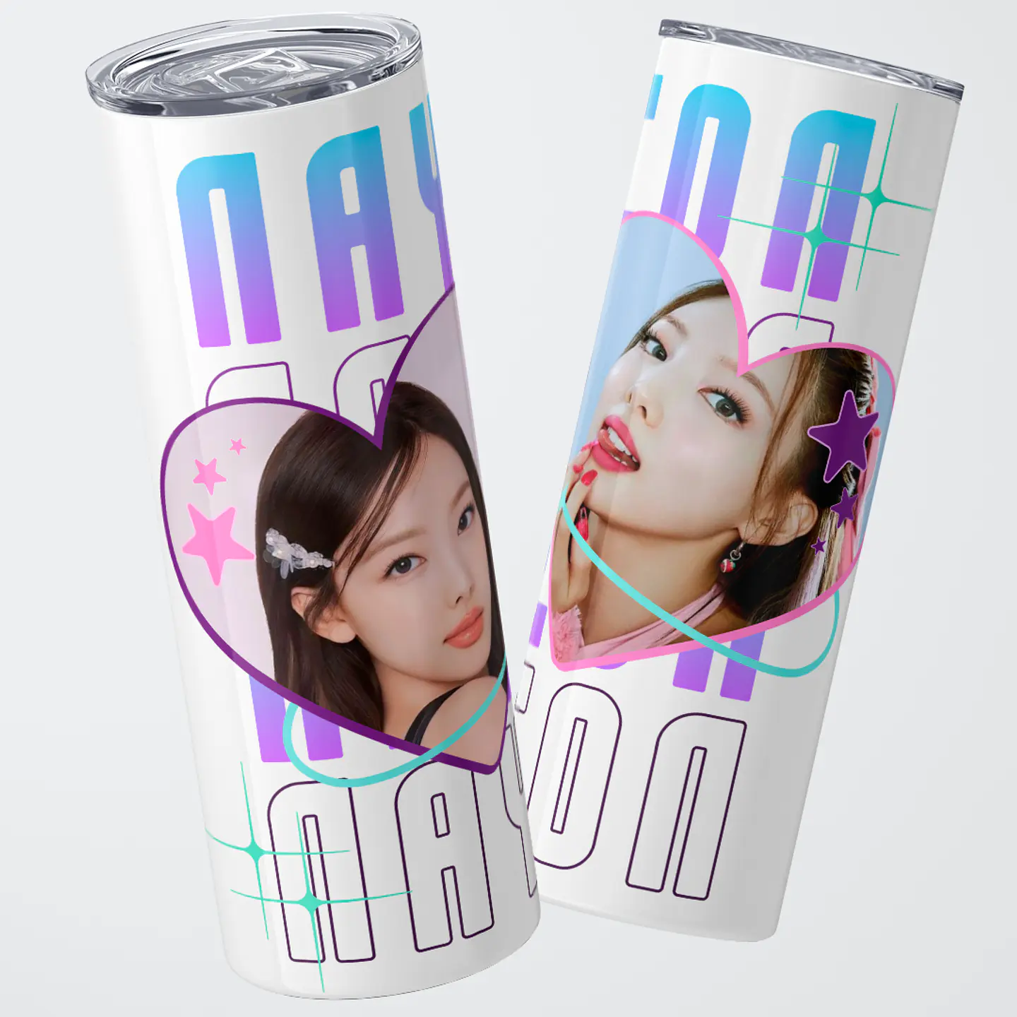 Vaso térmico 600ml - Diseño Nayeon Heart Glow 1
