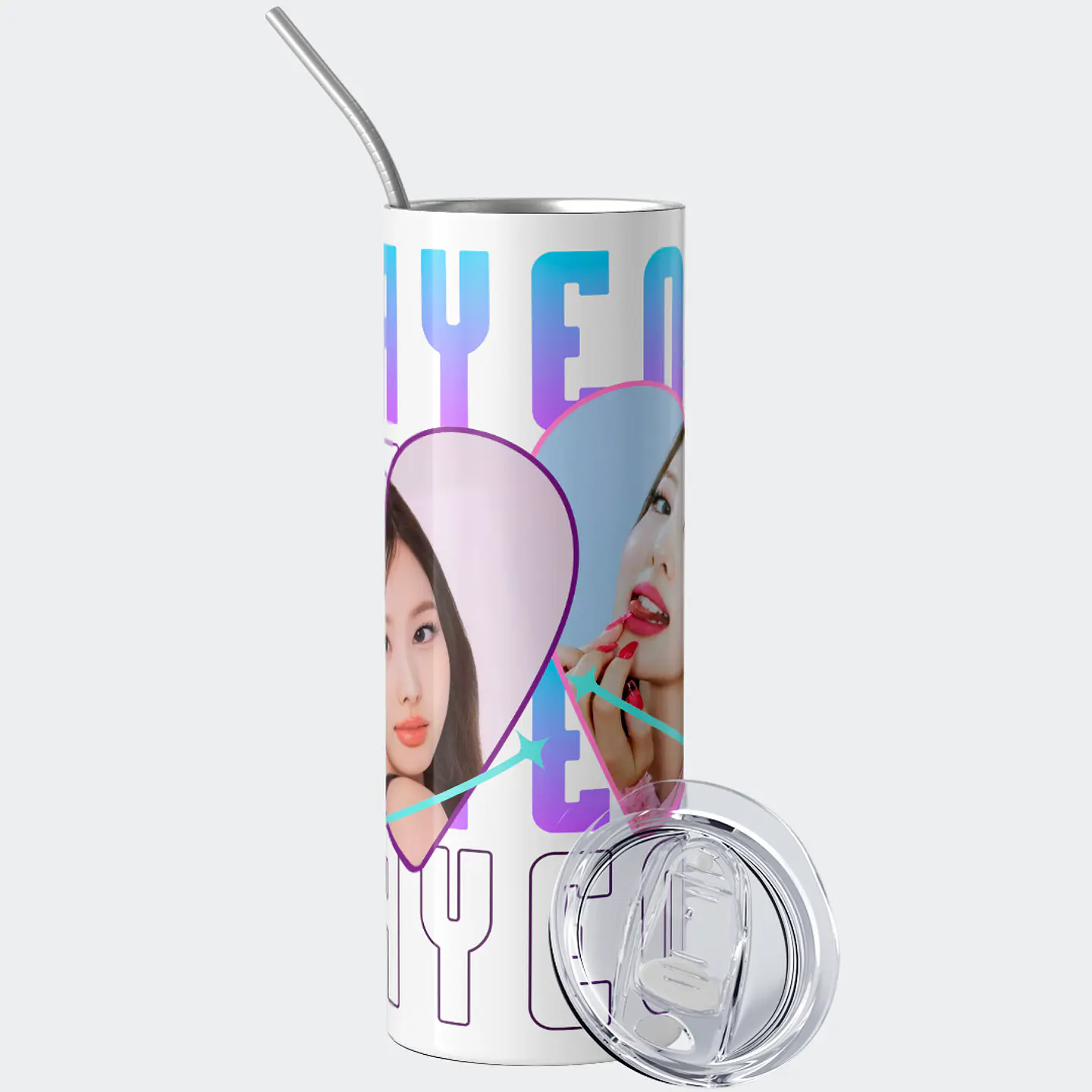 Vaso térmico 600ml - Diseño Nayeon Heart Glow 2