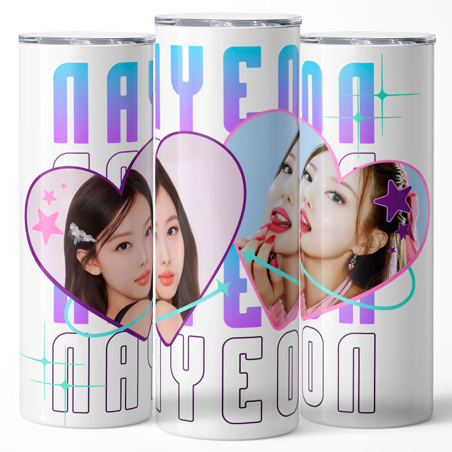 Vaso térmico 600ml - Diseño Nayeon Heart Glow 3