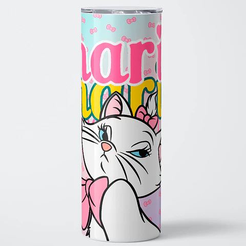 Vaso térmico 600ml - Diseño Marie Sweet Pop