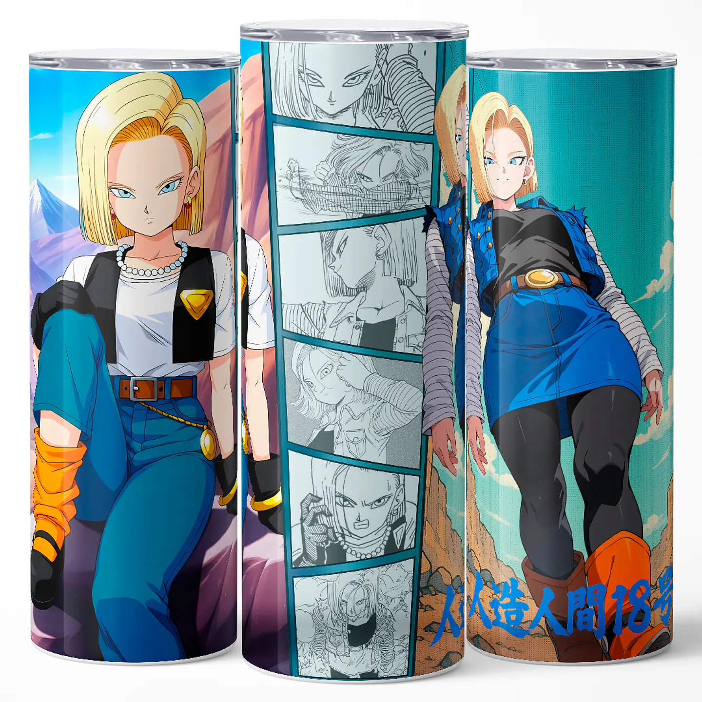 Vaso térmico 600ml - Diseño Androide n18 3