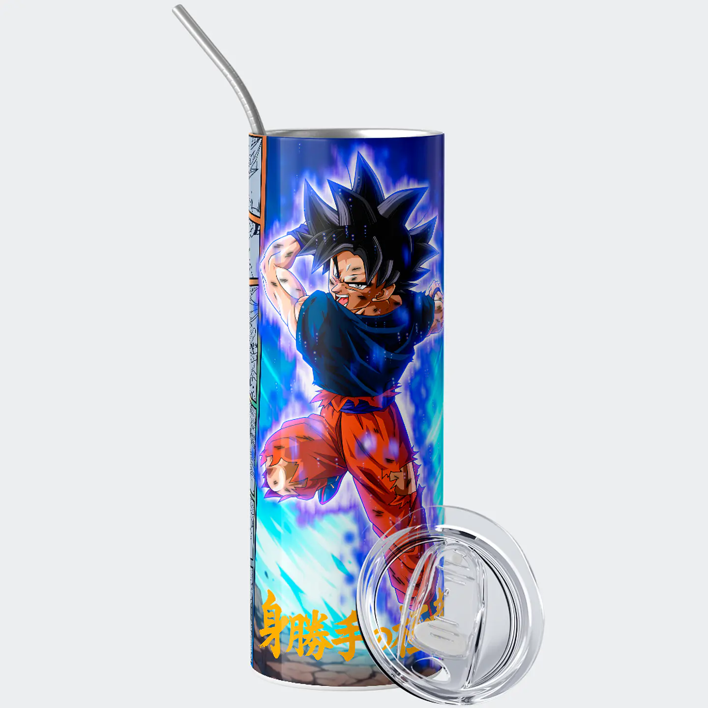 Vaso térmico 600ml - Diseño Goku Divine Aura 2