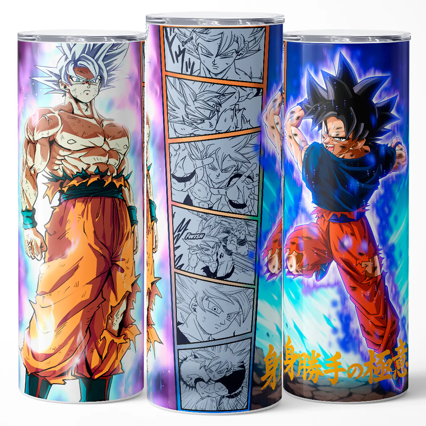 Vaso térmico 600ml - Diseño Goku Divine Aura 3
