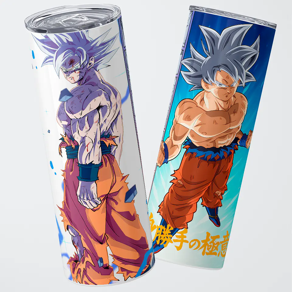 Vaso térmico 600ml - Diseño Goku Silver Instinct 1