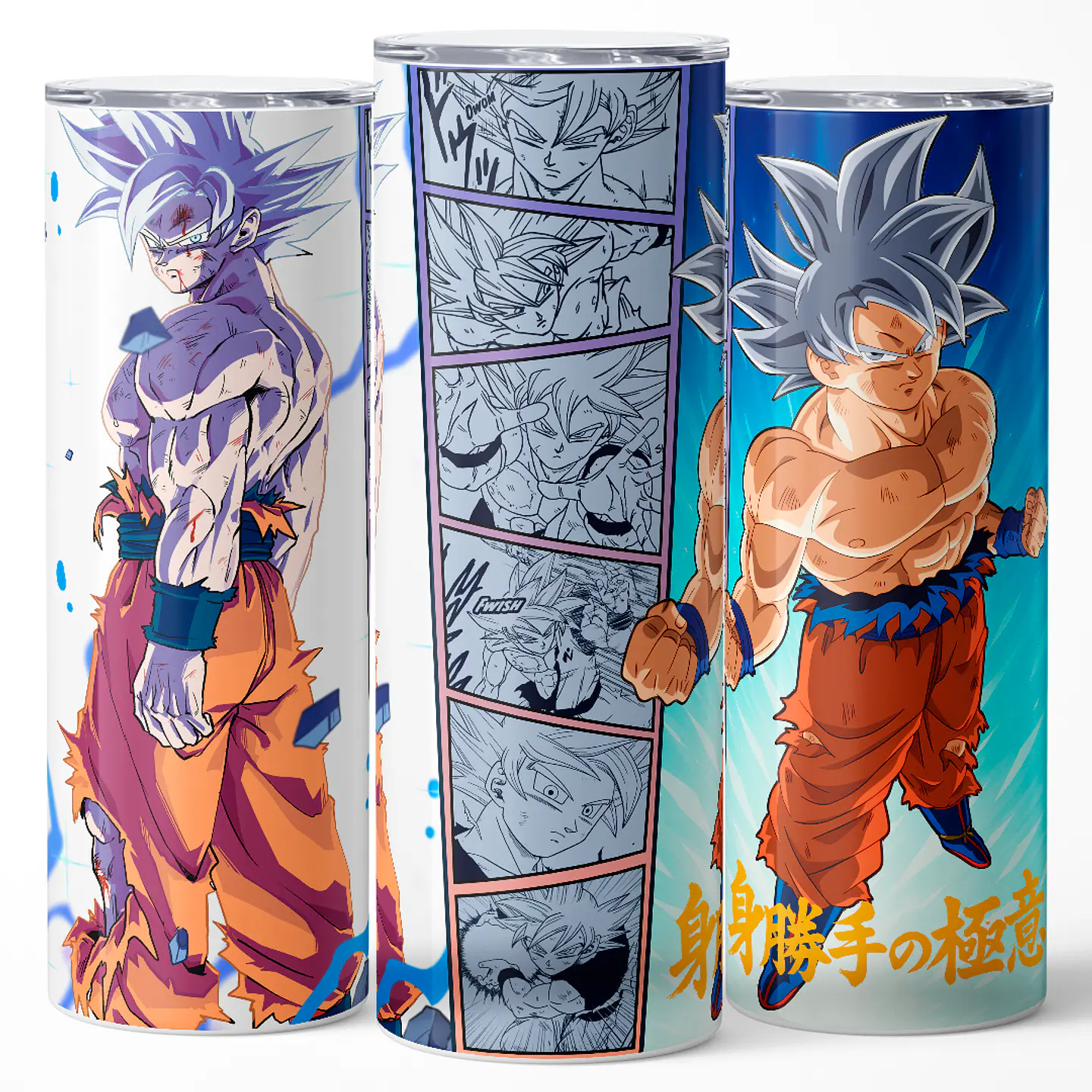 Vaso térmico 600ml - Diseño Goku Silver Instinct 3