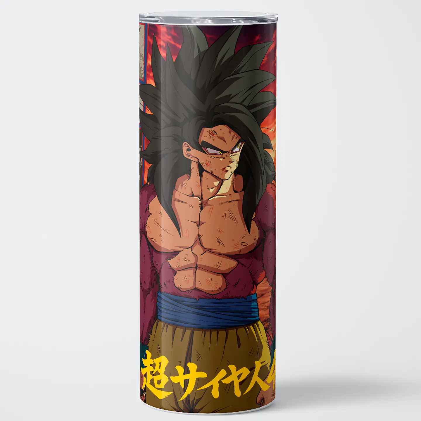 Vaso térmico 600ml - Diseño Goku SSJ4 Primal Instinct 1