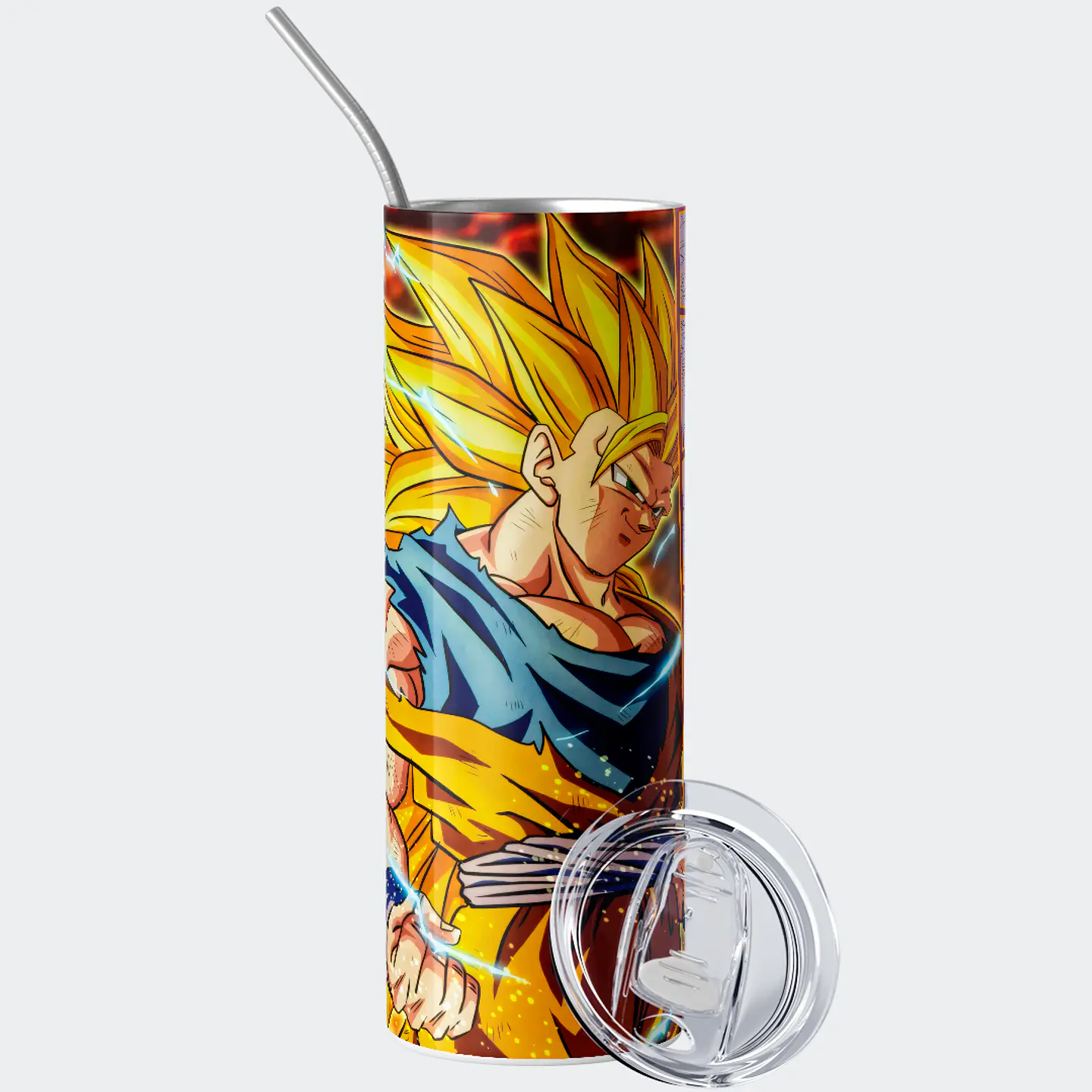 Vaso térmico 600ml - Diseño Goku SSJ3 Golden Warrior 2