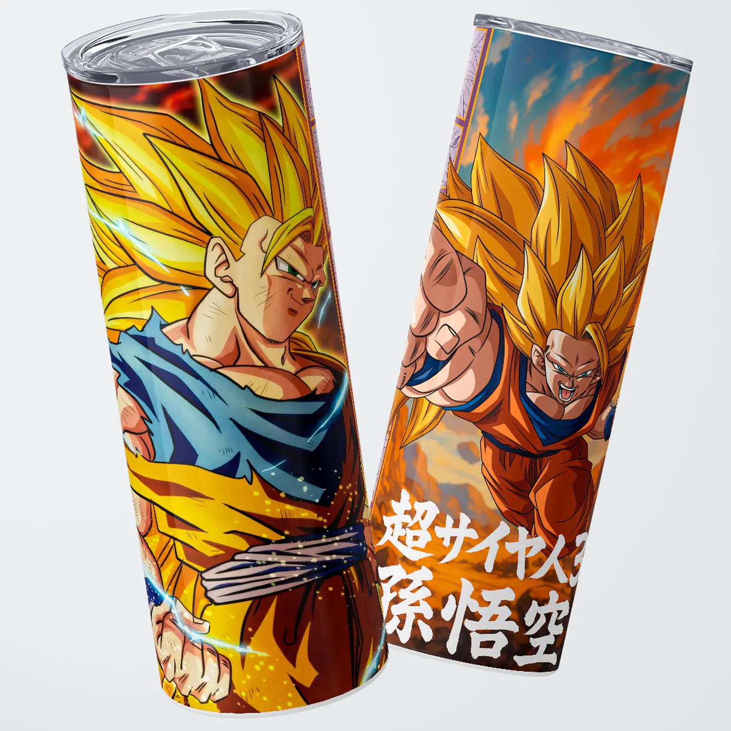 Vaso térmico 600ml - Diseño Goku SSJ3 Golden Warrior 1