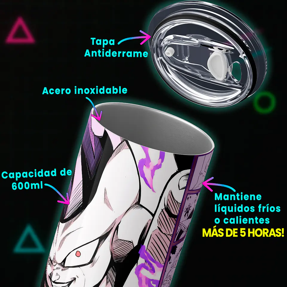 Vaso térmico 600ml - Diseño Freezer Emperor of Evil 4