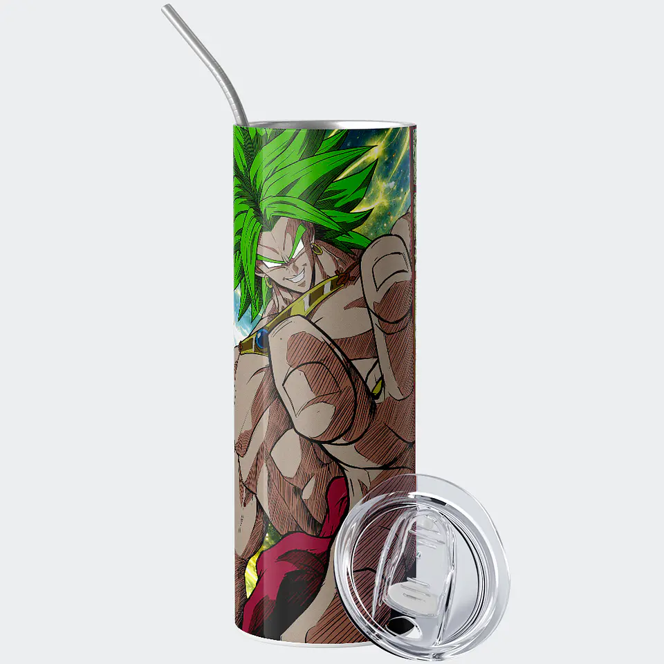 Vaso térmico 600ml - Diseño Broly Berserker Rage 2