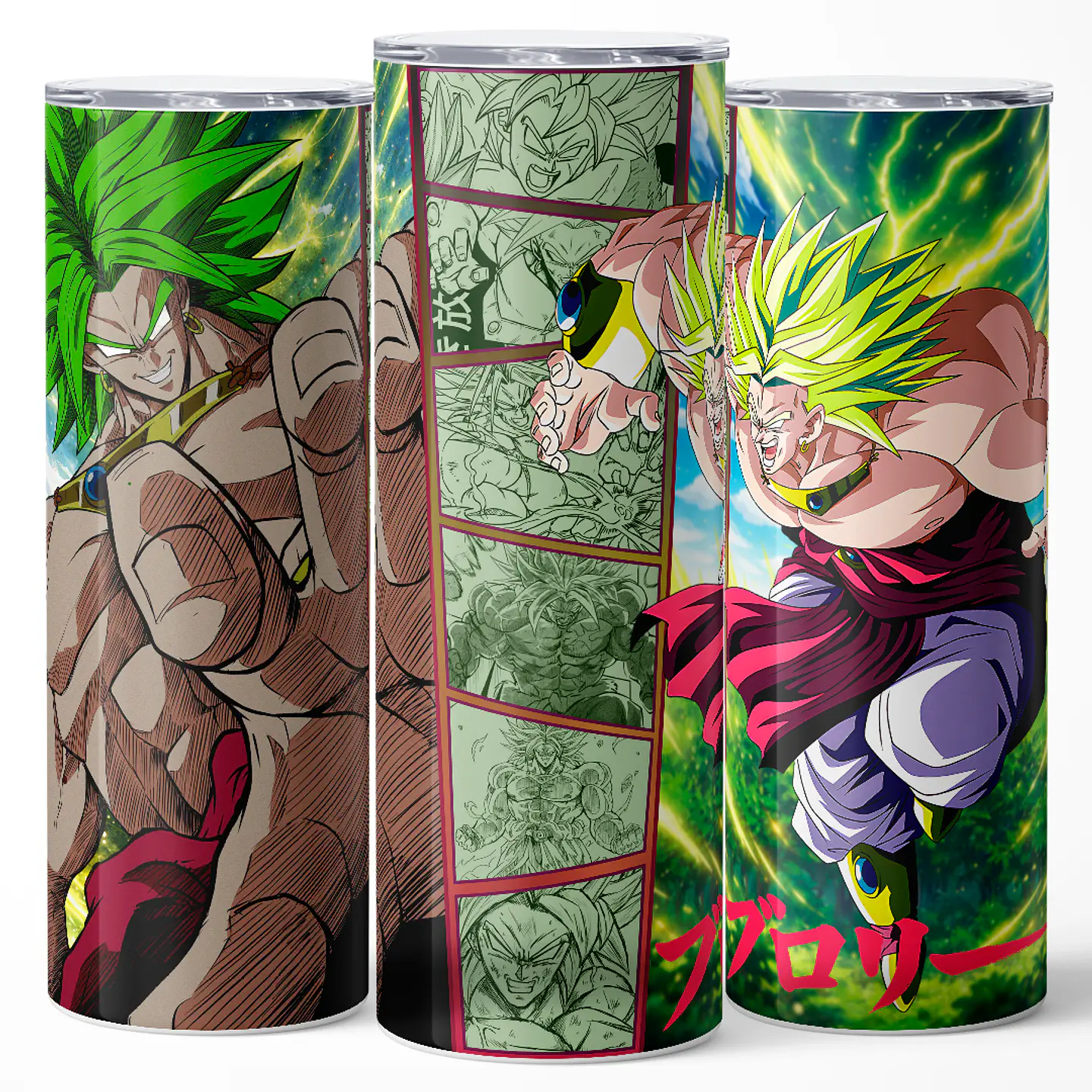 Vaso térmico 600ml - Diseño Broly Berserker Rage 4