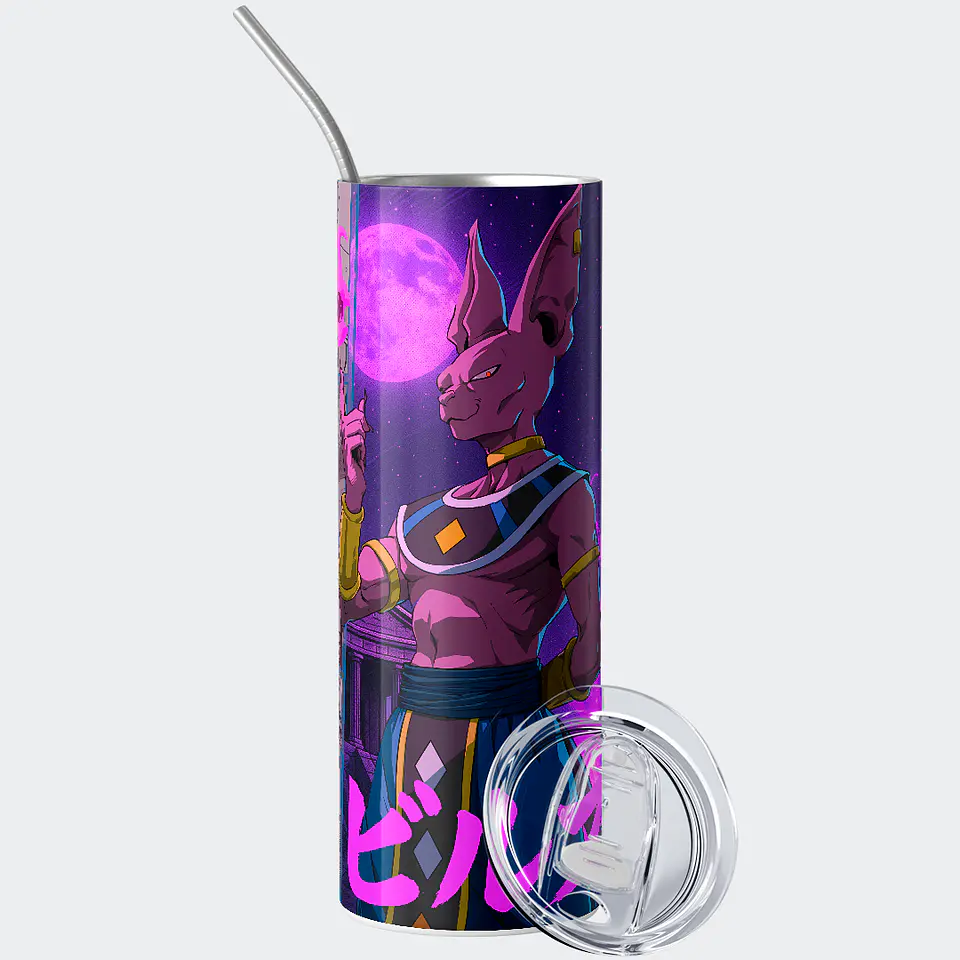 Vaso térmico 600ml - Diseño Beerus God of Destruction 2