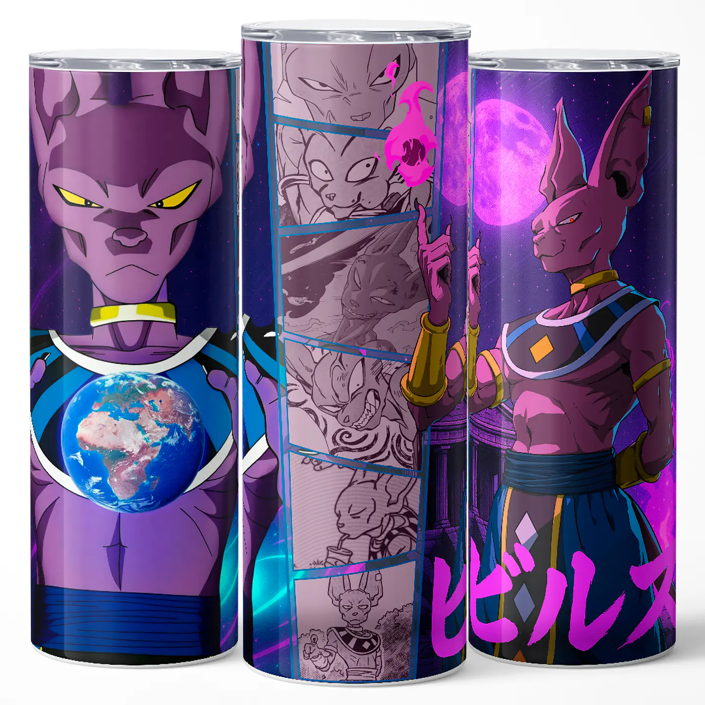 Vaso térmico 600ml - Diseño Beerus God of Destruction 3