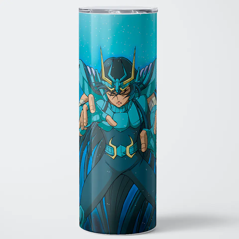 Vaso térmico 600ml - Diseño Shiryu de Dragón 1