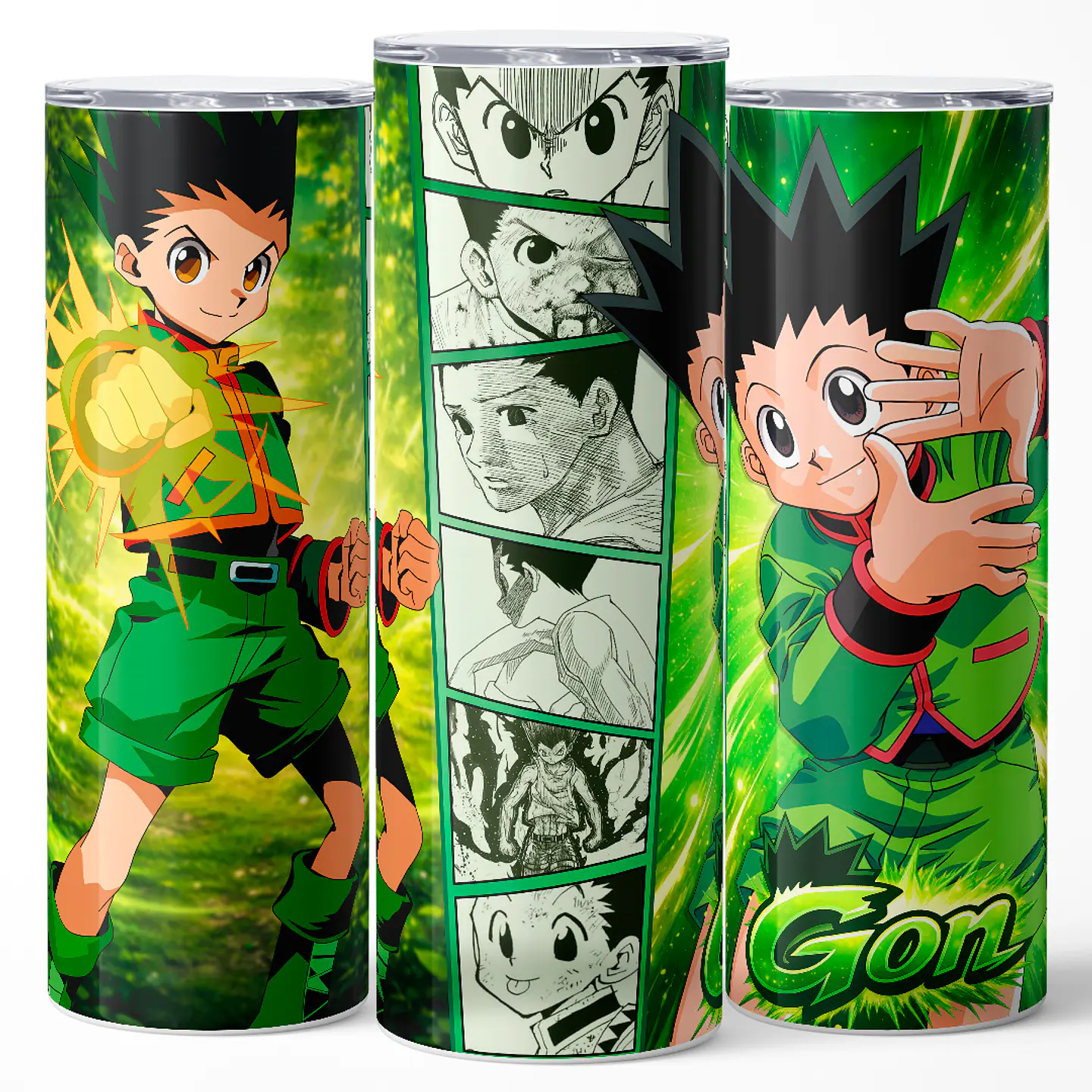 Vaso térmico 600ml - Diseño Gon Freecss 3