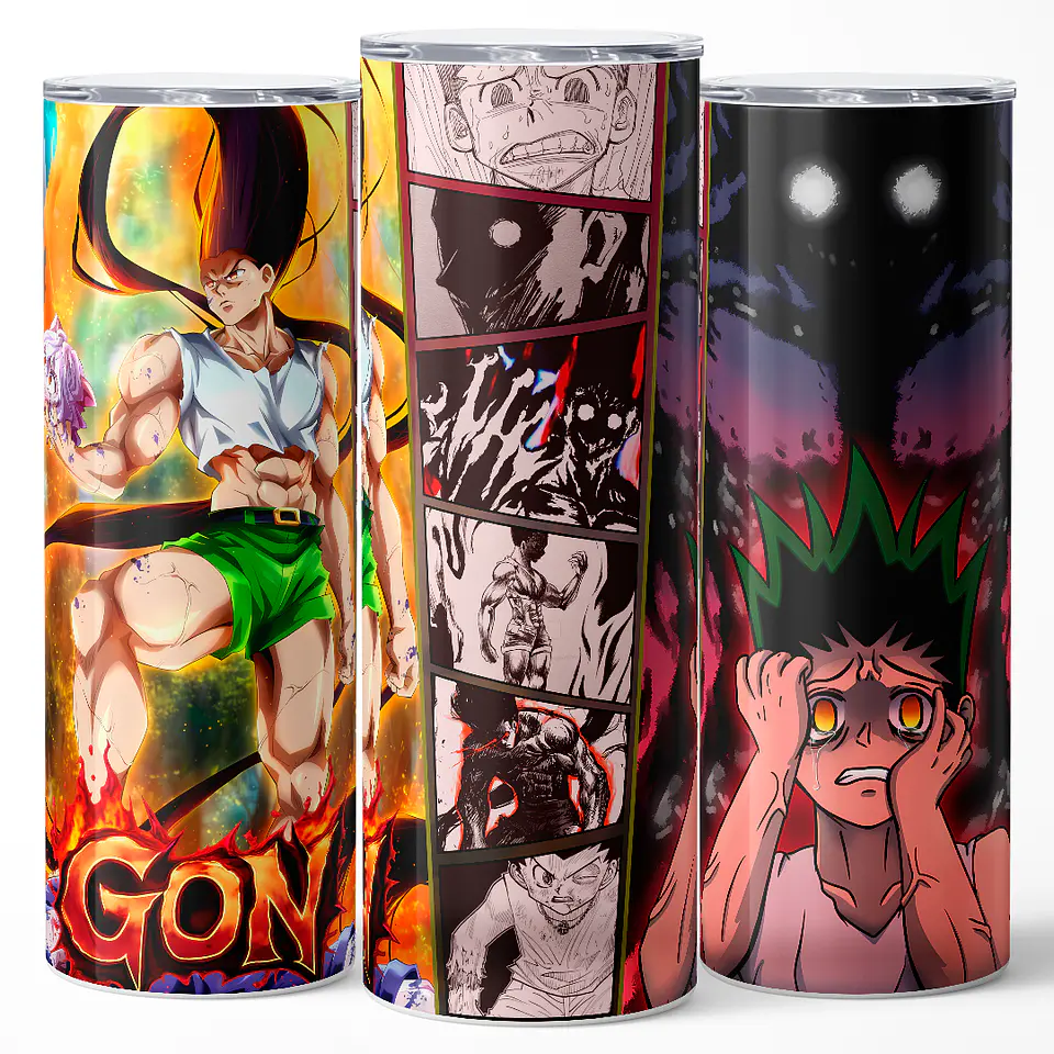 Vaso térmico 600ml - Diseño Gon Freecss: Hunter Spirit 3