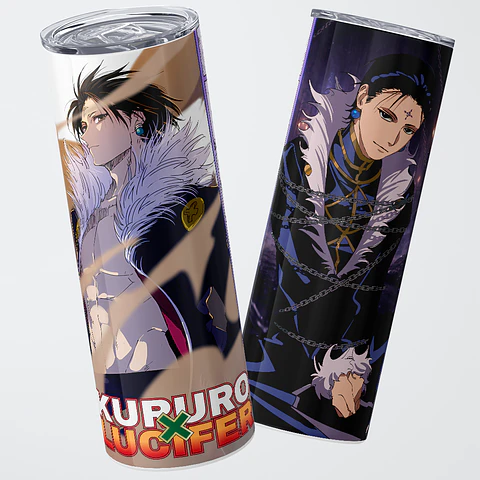 Vaso térmico 600ml - Diseño Chrollo Requiem Shadow