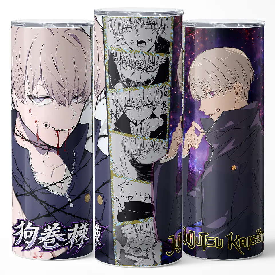 Vaso térmico 600ml - Diseño Inumaki Cursed Command 3