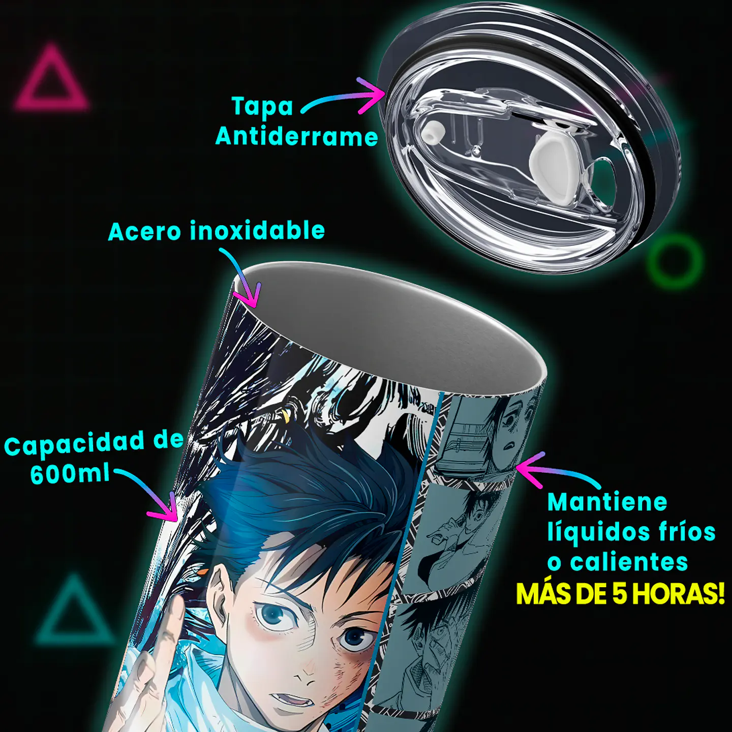 Vaso térmico 600ml - Diseño Yuta Eternal Bond 4