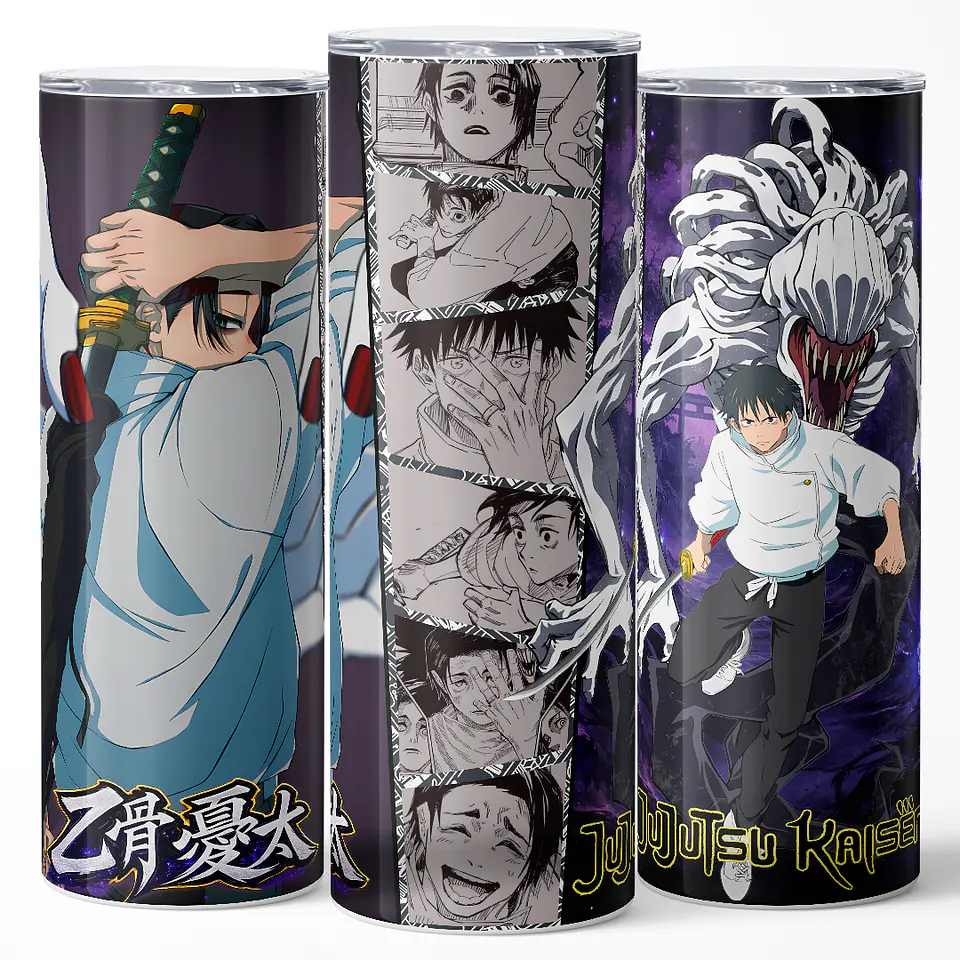 Vaso térmico 600ml - Diseño Yuta Okkotsu 3