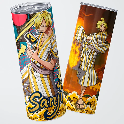 Vaso térmico 600ml - Diseño Sanji Sangoro Flame