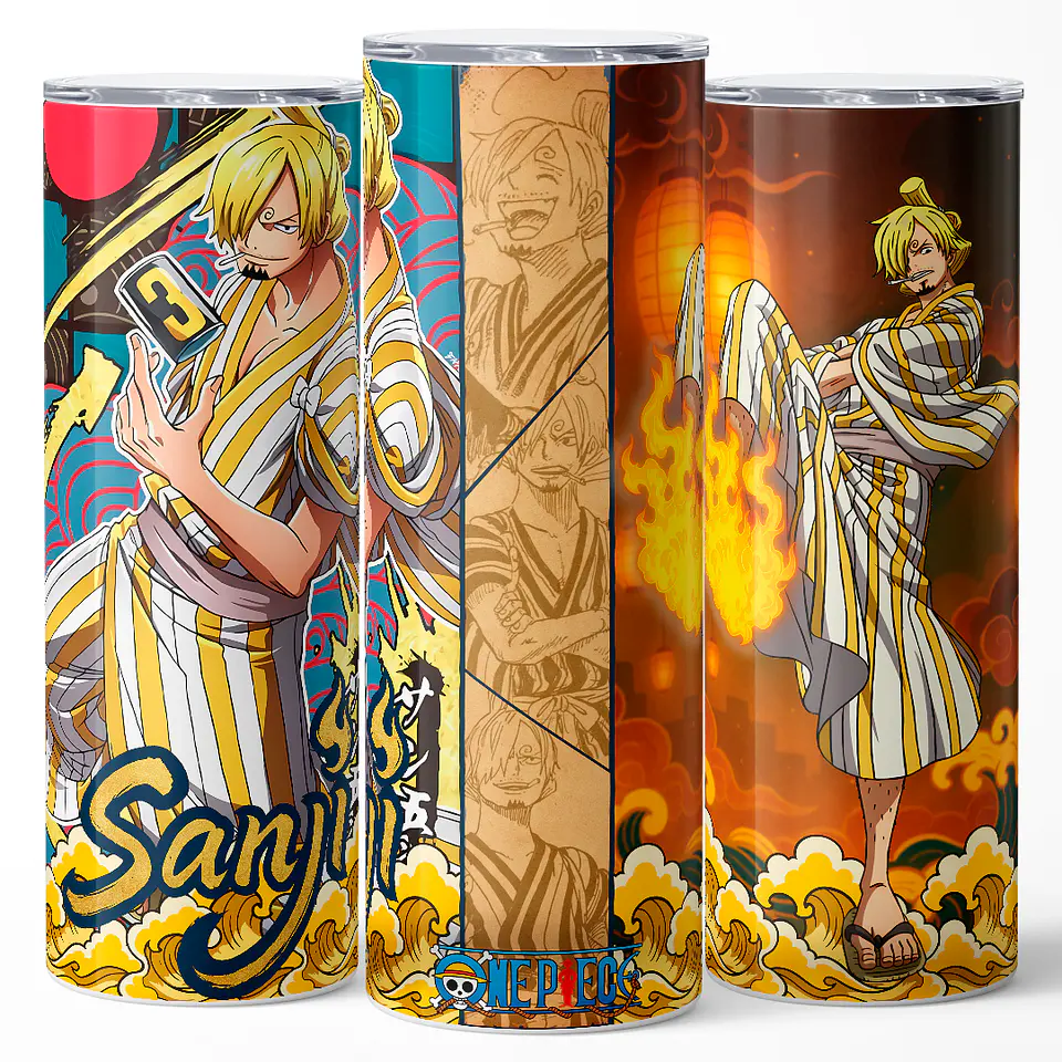 Vaso térmico 600ml - Diseño Sanji Sangoro Flame 3