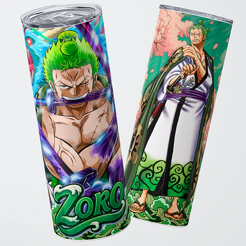 Vaso térmico 600ml - Diseño Zoro Enma Unleashed