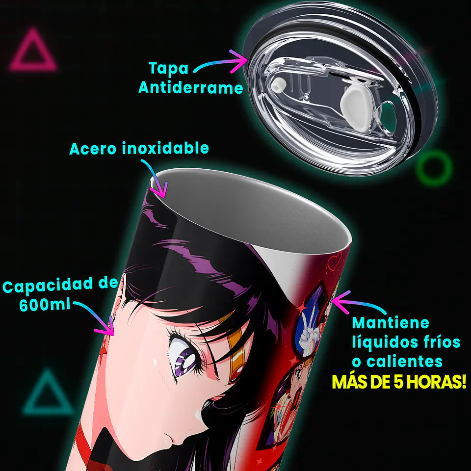 Vaso térmico 600ml - Diseño Mars Fire Passion 4