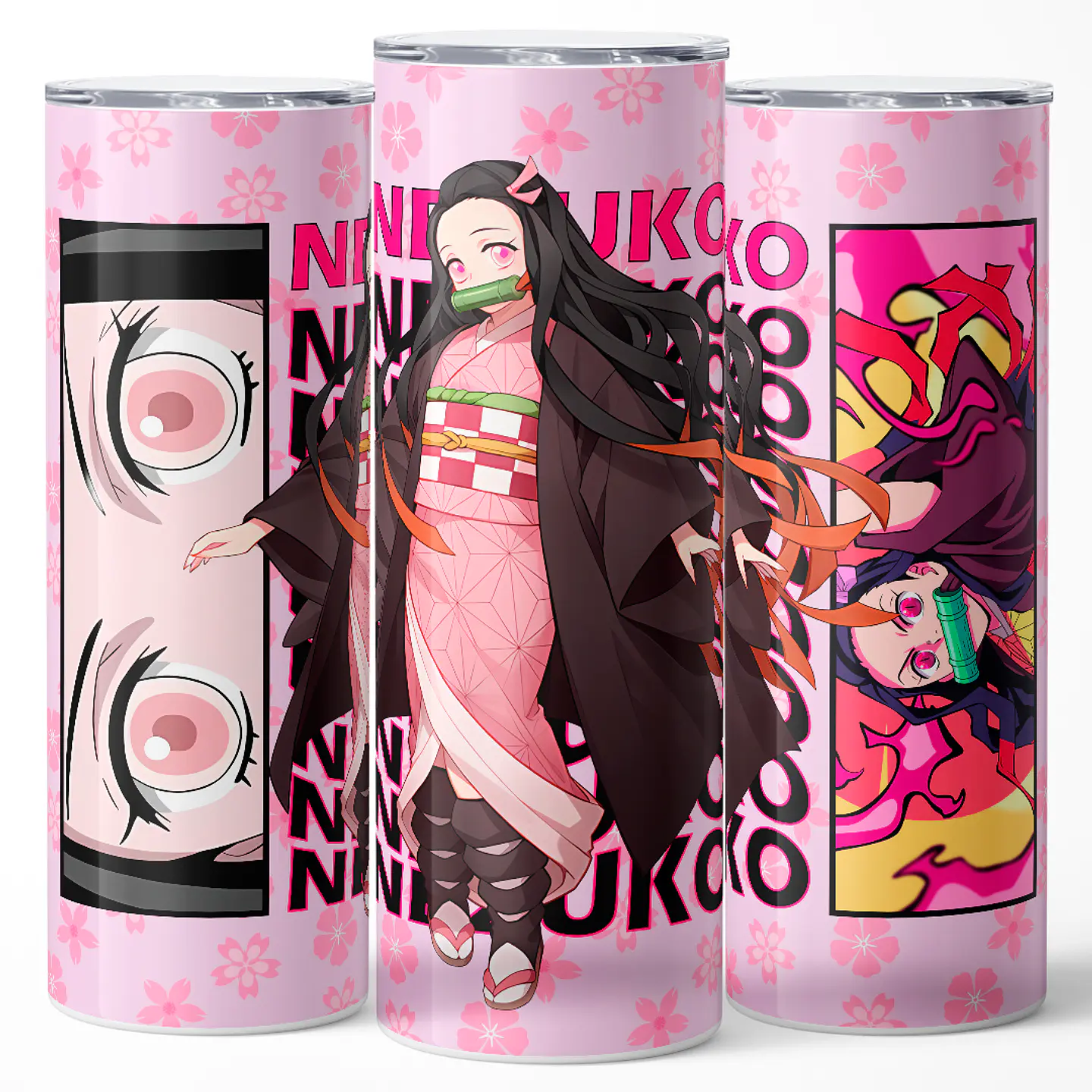 Vaso térmico 600ml - Diseño Nezuko Sakura Blossom 3