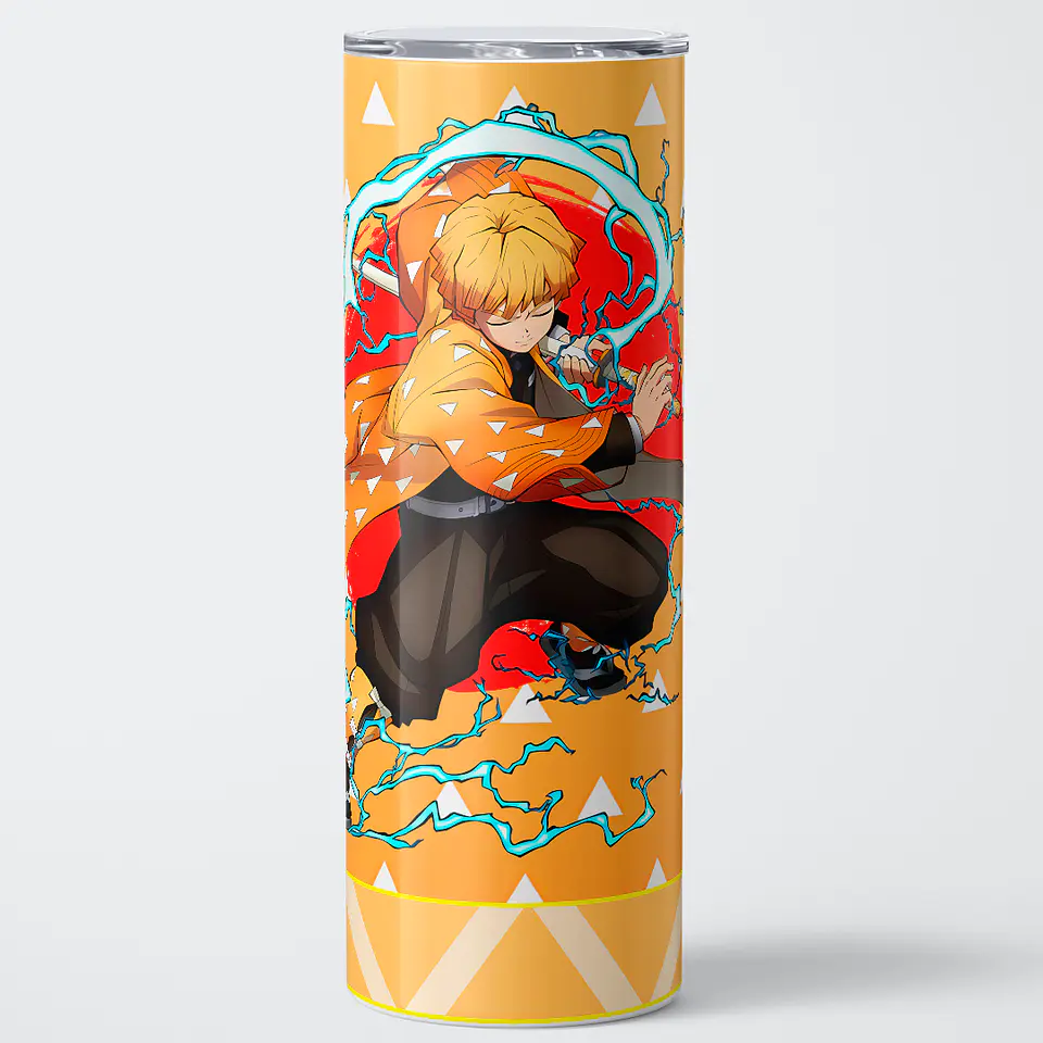 Vaso térmico 600ml - Diseño Zenitsu Thunder Strike 1