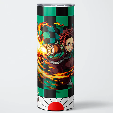 Vaso térmico 600ml - Diseño Tanjiro Hinokami Spirit