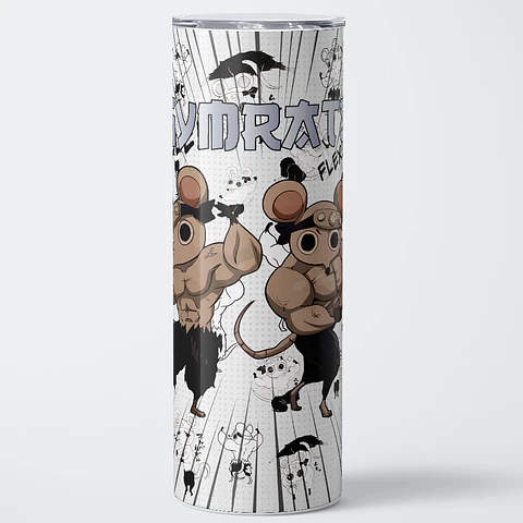 Vaso térmico 600ml - Diseño Muscle Mice Gymrats