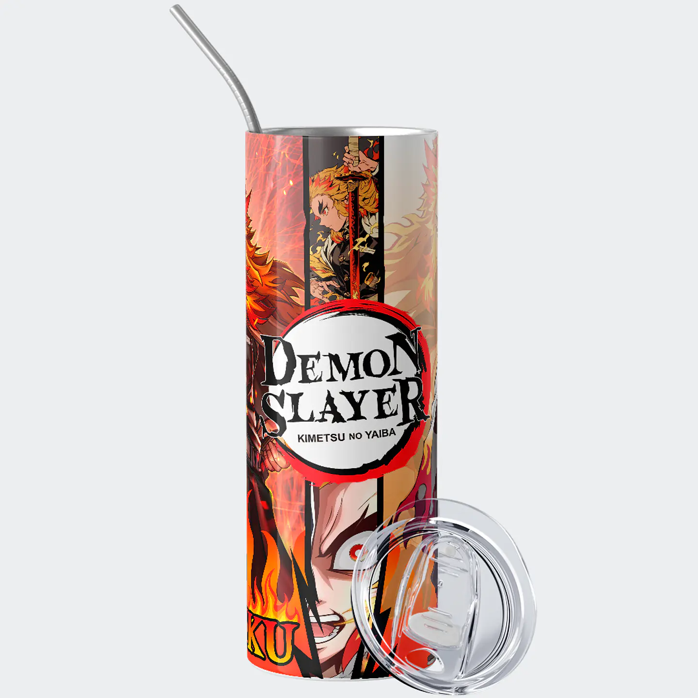 Vaso térmico 600ml - Diseño Rengoku Burning Soul 2