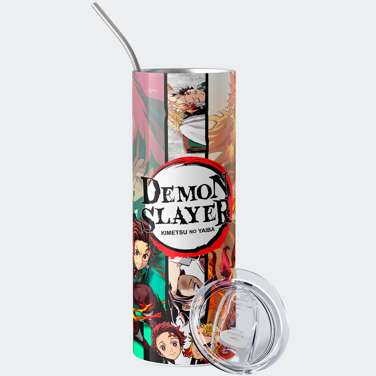 Vaso térmico 600ml - Diseño Tanjiro & Rengoku Flame Bond 2