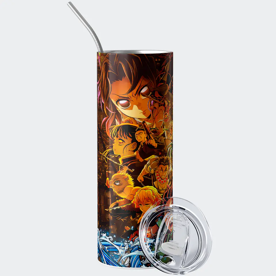 Vaso térmico 600ml - Diseño Hashira Infinity Castle Battle 2