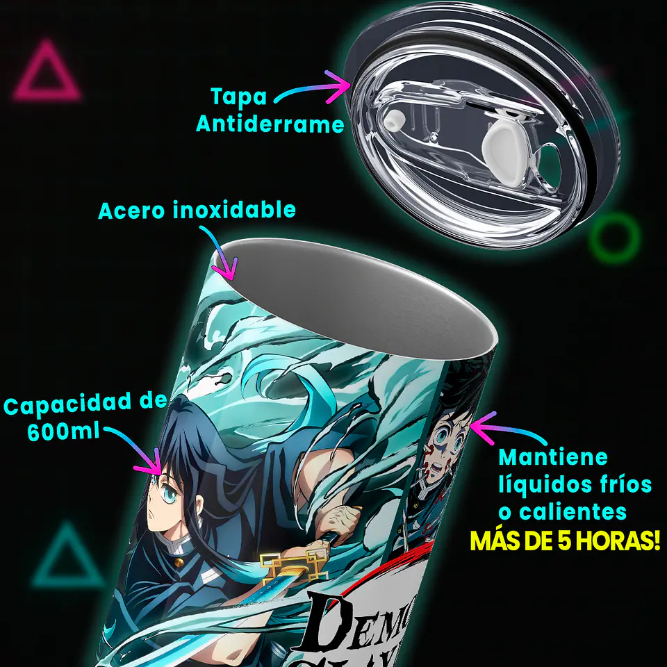 Vaso térmico 600ml - Diseño Muichiro Mist Flow 4