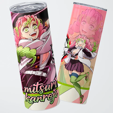 Vaso térmico 600ml - Diseño Mitsuri Love Bloom