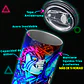 Vaso térmico 600ml - Diseño Akaza Neon Strike - Miniatura 4