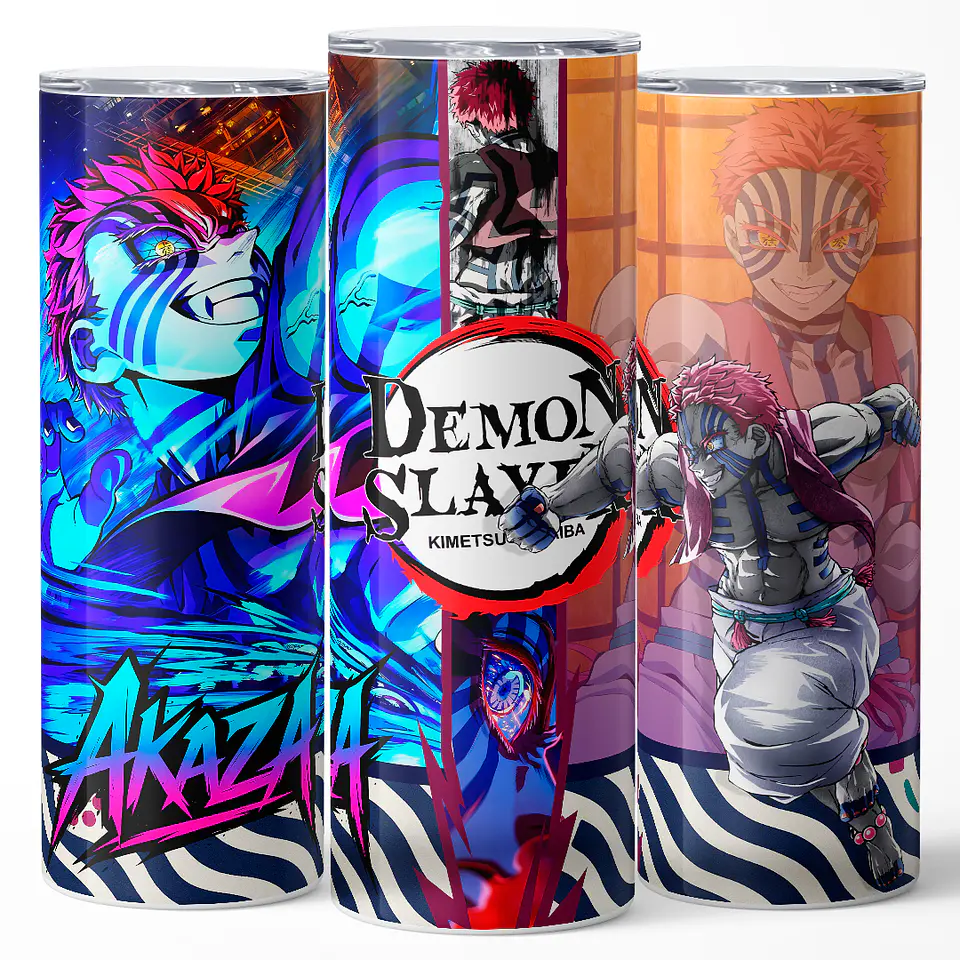 Vaso térmico 600ml - Diseño Akaza Neon Strike 3