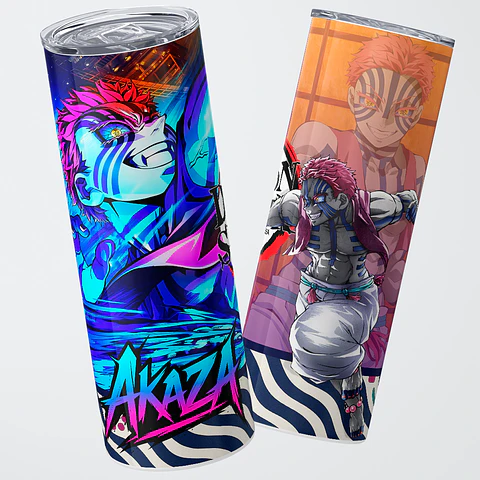 Vaso térmico 600ml - Diseño Akaza Neon Strike