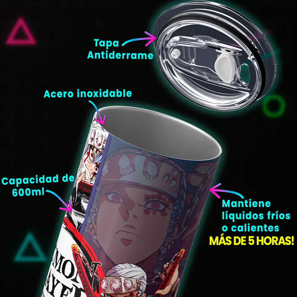 Vaso térmico 600ml - Diseño Tengen Sound Flash 4