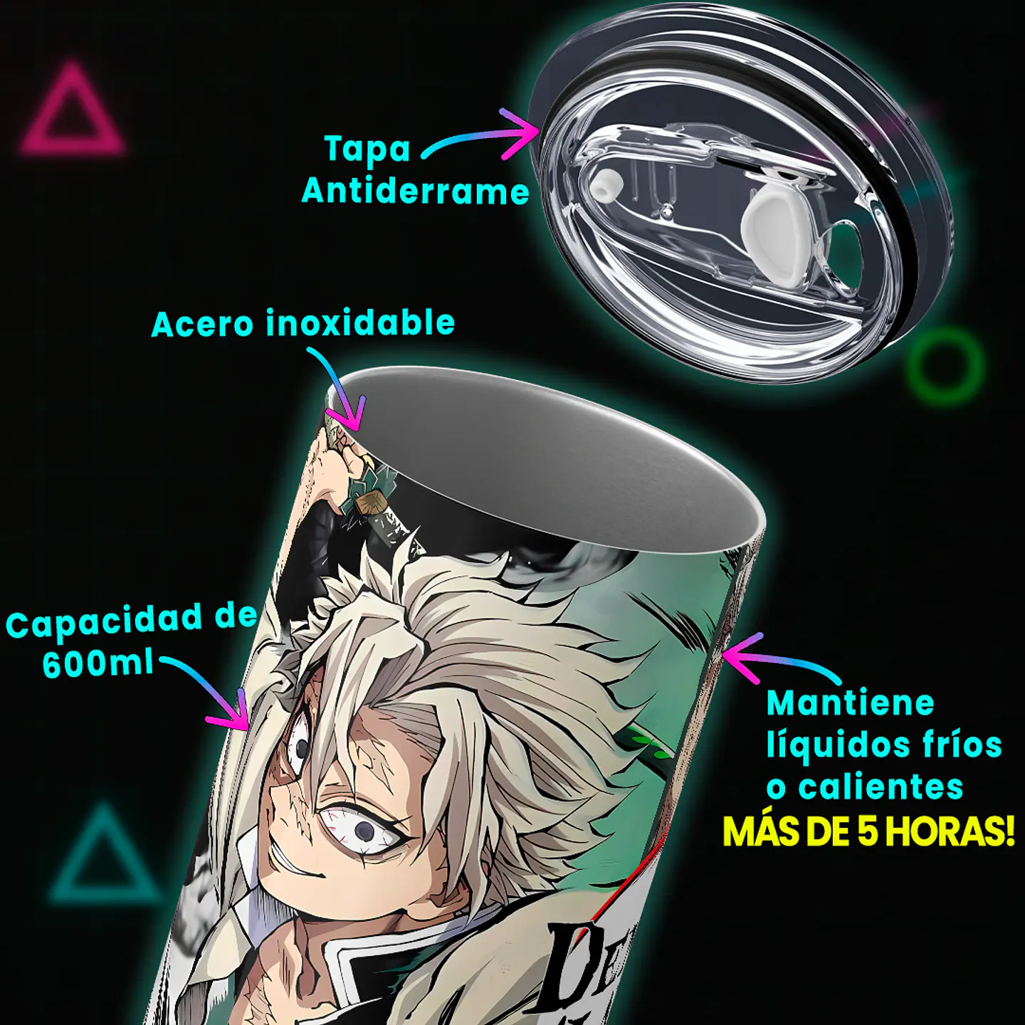 Vaso térmico 600ml - Diseño Sanemi Wind Storm 4