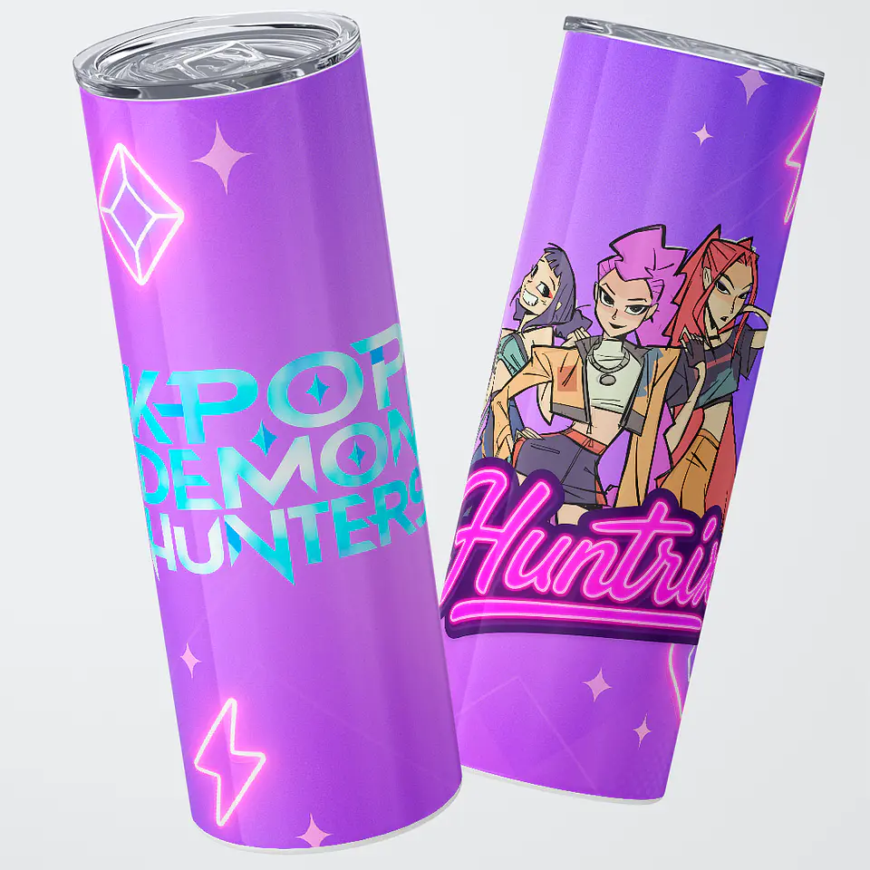 Vaso térmico 600ml - Diseño K-Pop Huntrix Edition 1