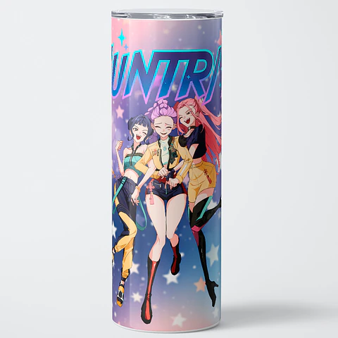 Vaso térmico 600ml - Diseño Huntrix Starry Dream