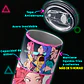 Vaso térmico 600ml - Diseño Huntrix Pink Panels - Miniatura 4