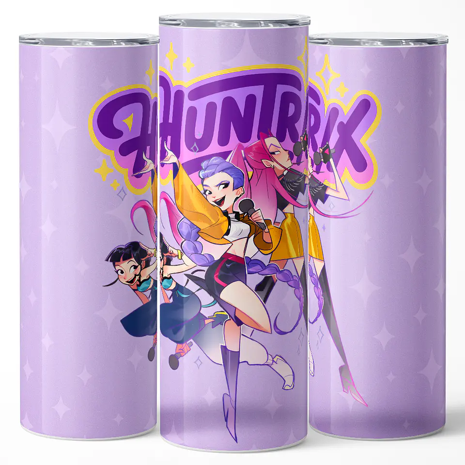 Vaso térmico 600ml - Diseño Huntrix  3