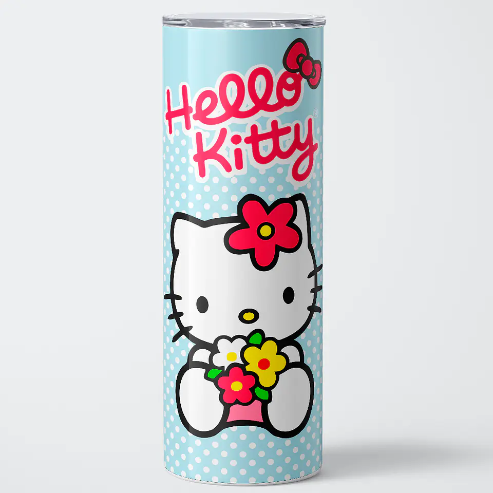 Vaso térmico 600ml - Diseño Hello Kitty Sky Polka Dots 1