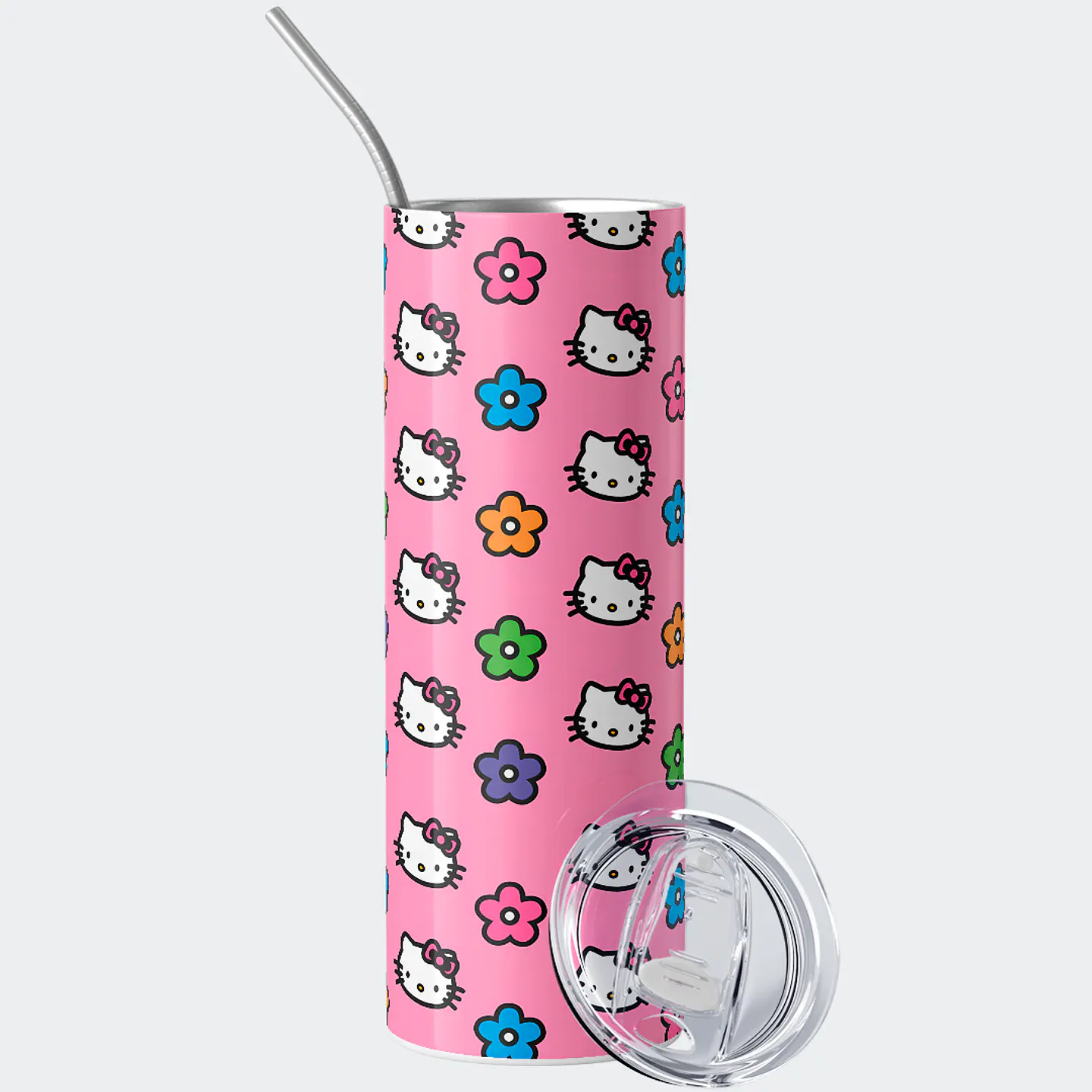Vaso térmico 600ml - Diseño Hello Kitty Pink Flower Garden 2
