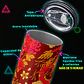 Vaso térmico 600ml - Diseño Oriental Dragon Bloom - Miniatura 4