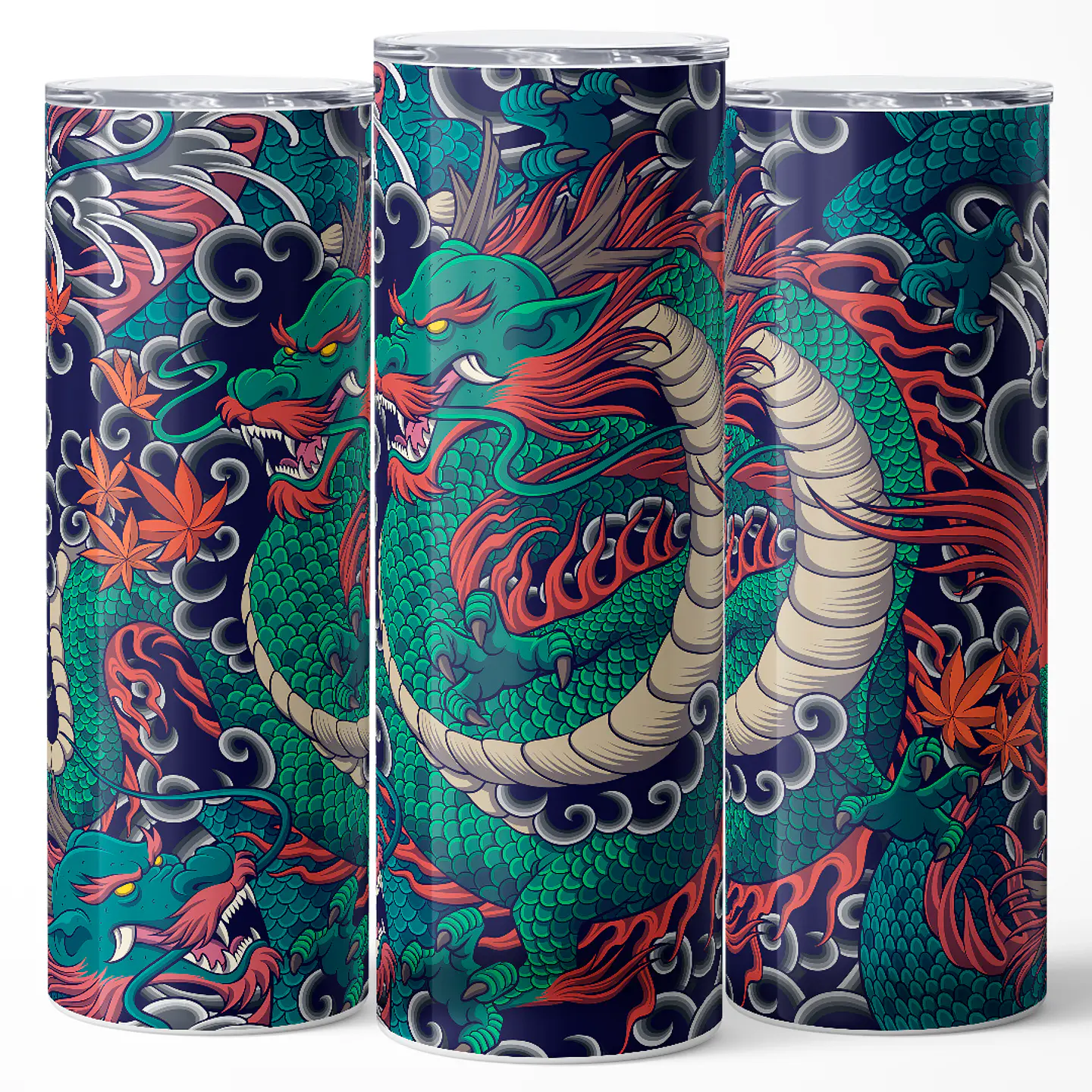 Vaso térmico 600ml - Diseño Emerald Ryu Spirit 3